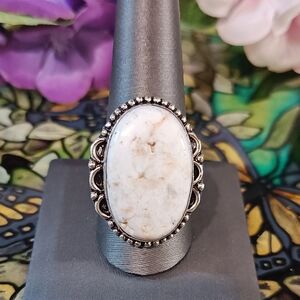 Magnesite Gemstone Ring - Size 10 1/3